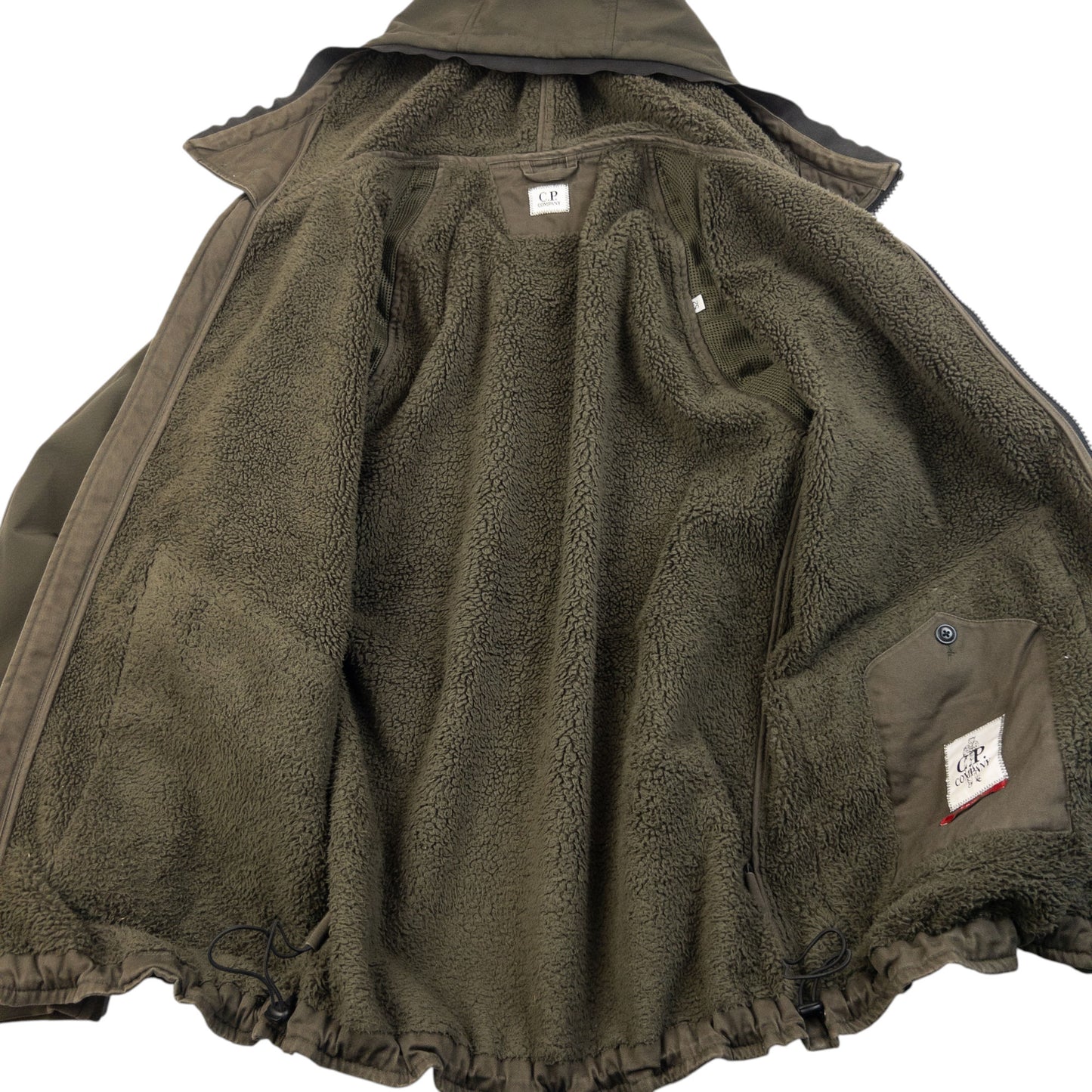 CP Company Fleece Lined Shell Jacket Size L