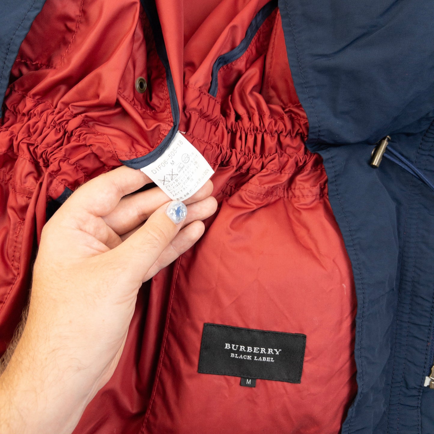 Vintage 2000s Burberry Black Label Cargo Jacket Size S