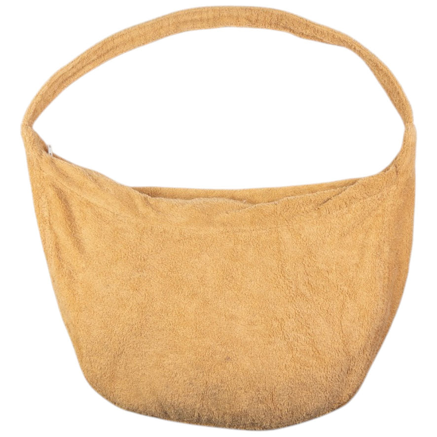 Vintage Burberry Terry Cloth Hobo Shoulder Bag