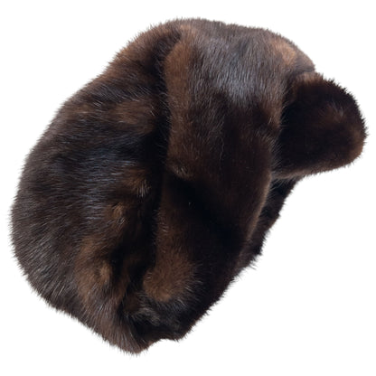 Vintage 90s Dior Fur Hat in brown, photo 3