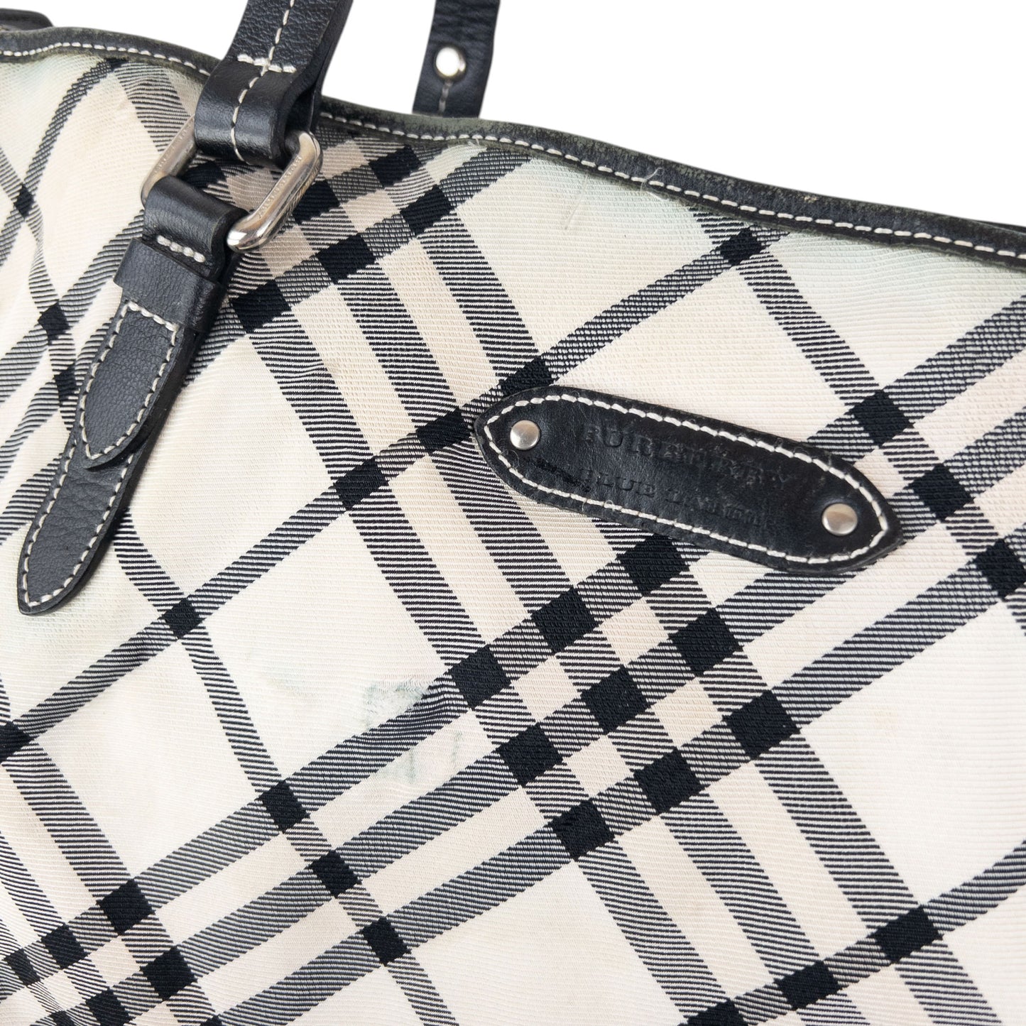 Vintage 2000s Burberry Blue Label Nova Check Shoulder Bag