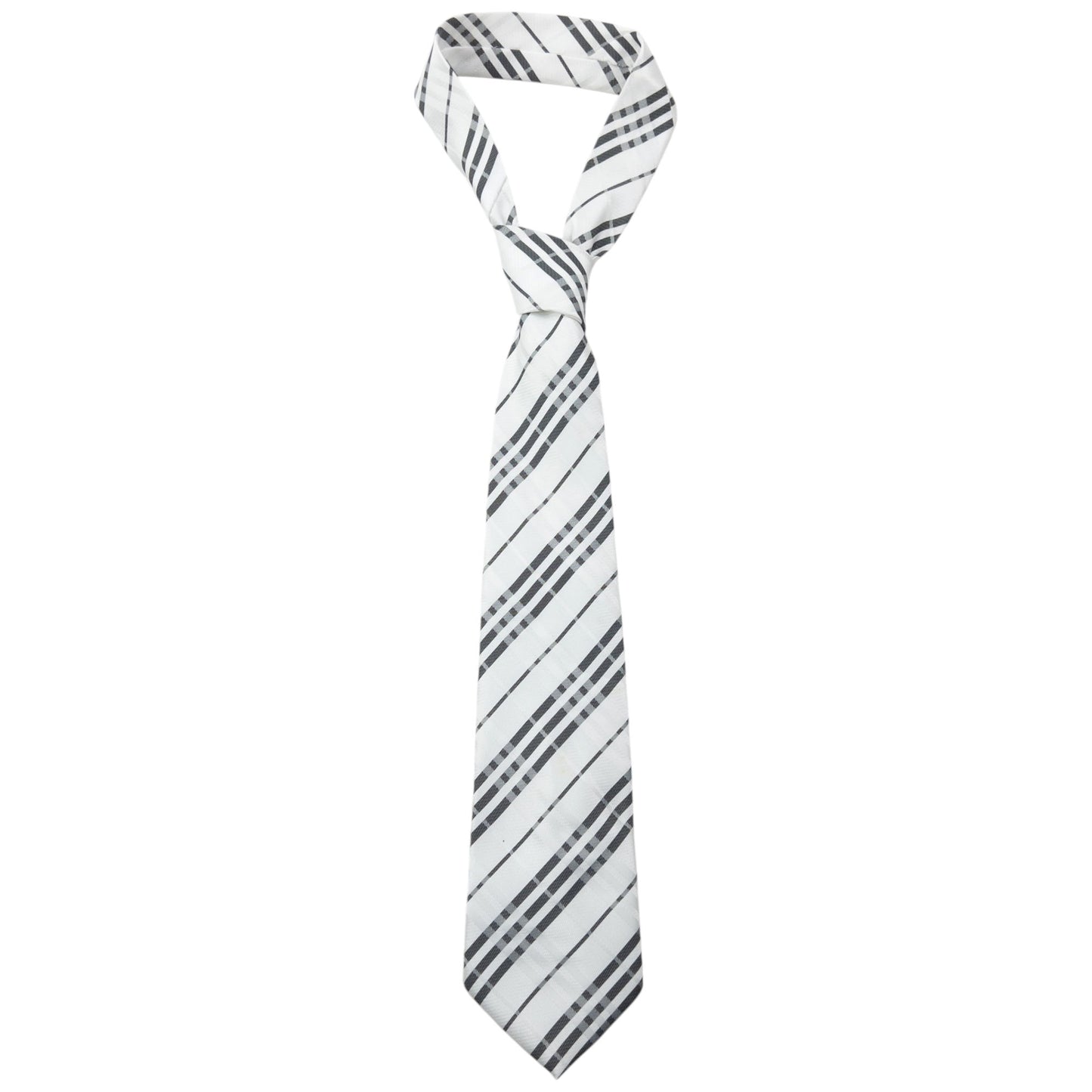 Vintage Burberry Nova Check Silk Tie