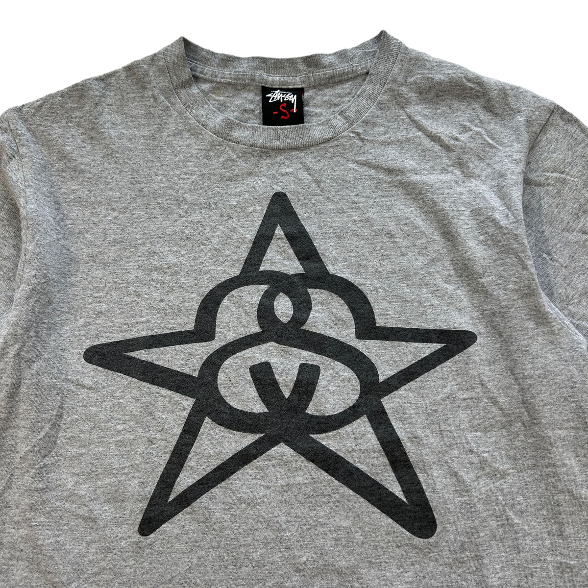 Vintage Stussy Star Logo T-Shirt Size S