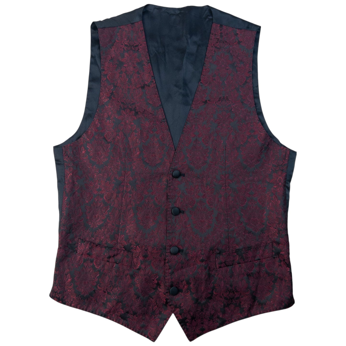 Vintage 2000s Dolce & Gabbana Brocade Waistcoat & Trousers Suit Set Size M