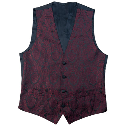 Vintage 2000s Dolce & Gabbana Brocade Waistcoat & Trousers Suit Set Size M