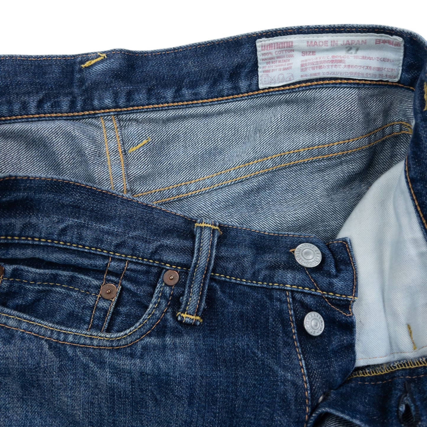 Vintage Evisu Painted Daicock Japanese Denim Jeans Size W31