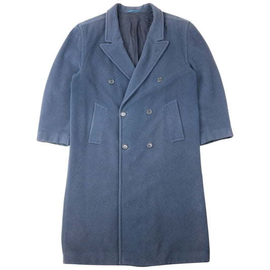 Vintage 90s Hugo Boss Longline Wool Button Up Jacket Size XL