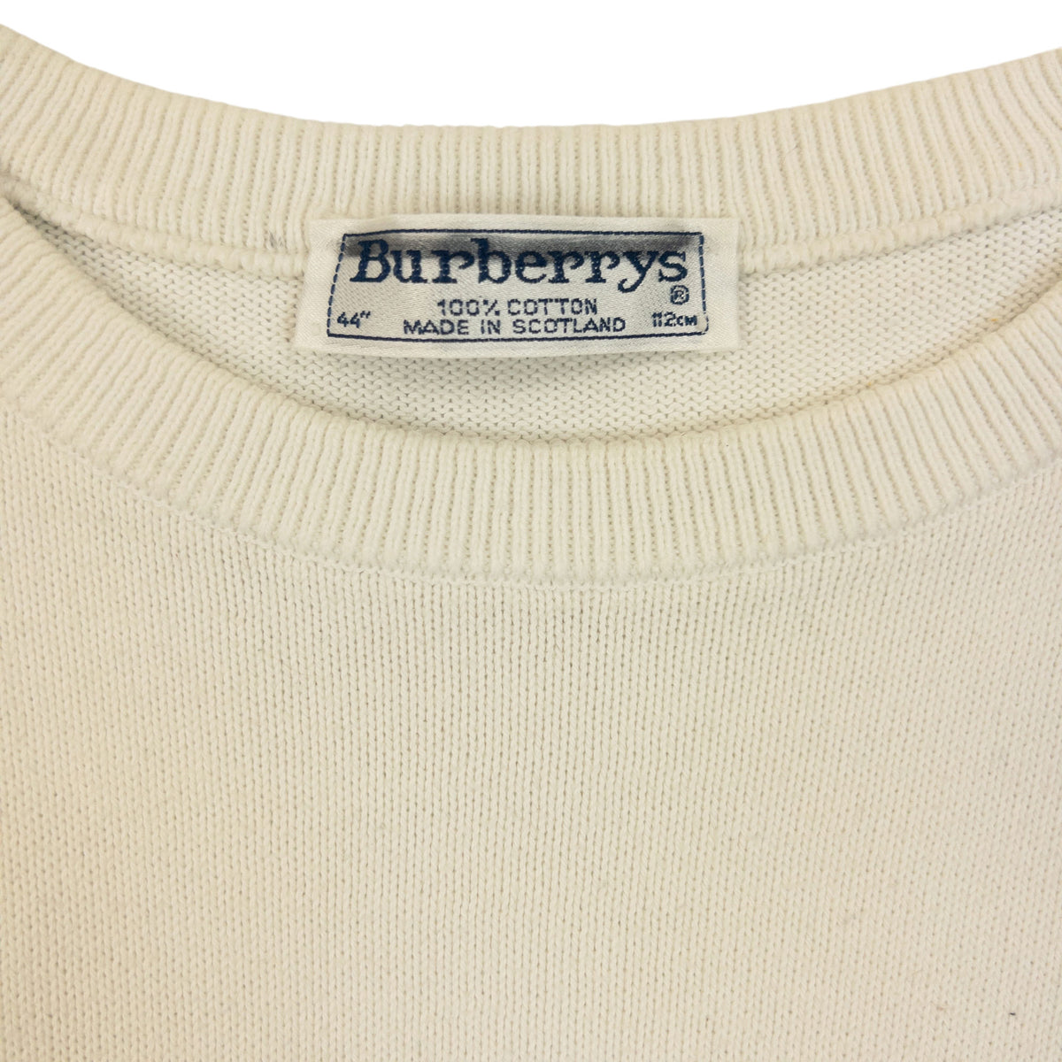 Vintage 90s Burberry Knit Jumper Size M