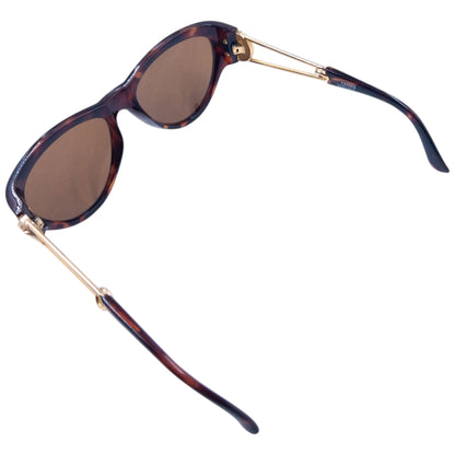 Vintage 1996 Gianni Versace Safety Pin Tortoise Shell Sunglasses