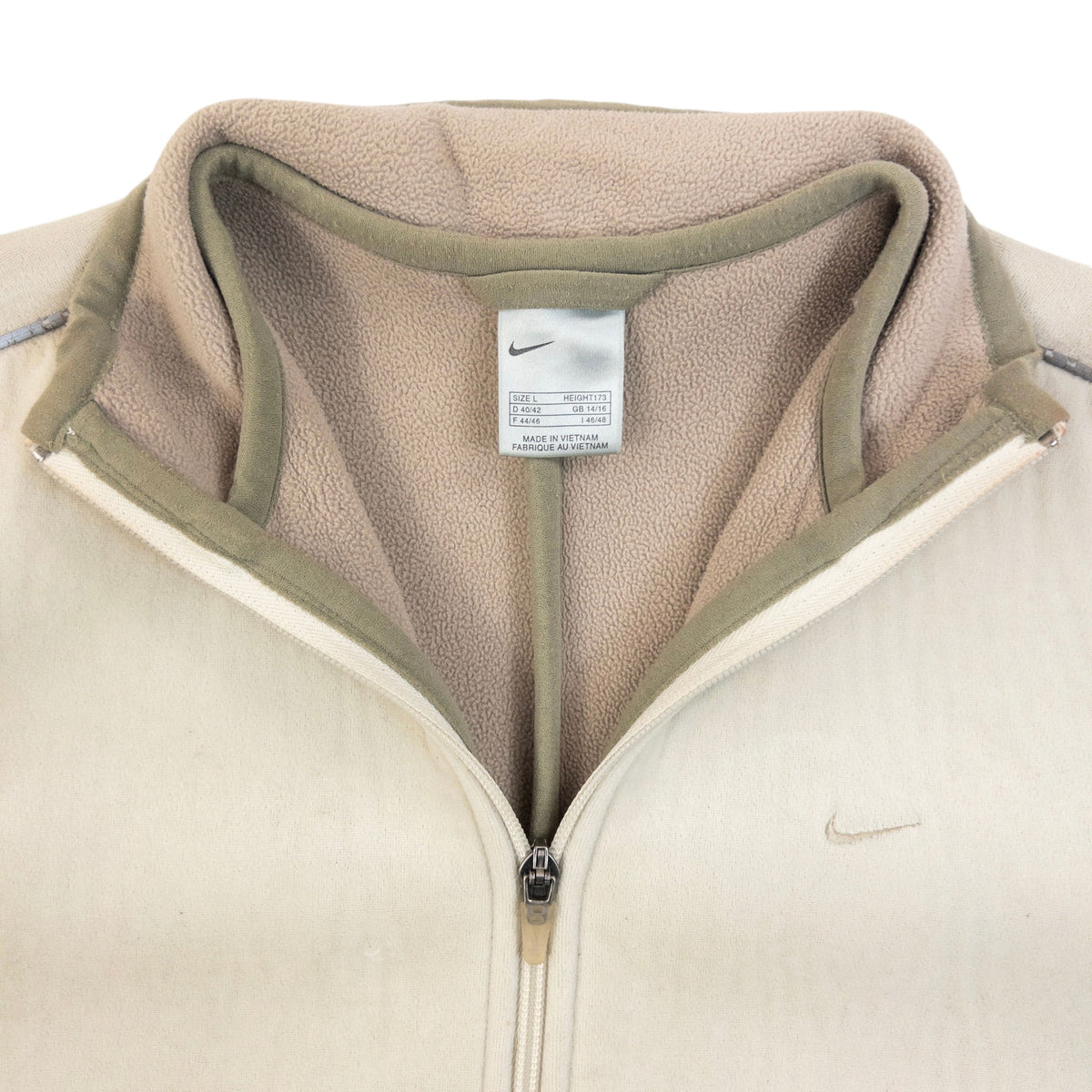 Vintage 2000s Nike Velour Fleece Lined Jacket Womens Size L