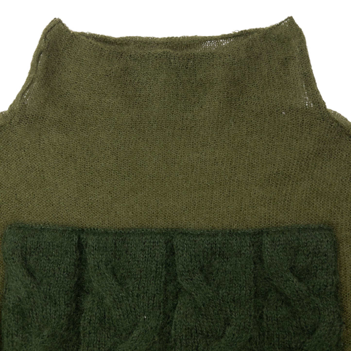 Vintage 2000s Marithe + Francois Girbaud Mock Neck Wool Jumper Womens Size M