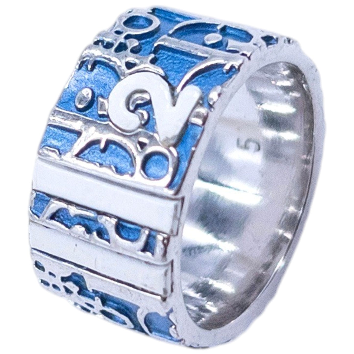 Vintage 2000s Dior By John Galliano Monogram Number Ring