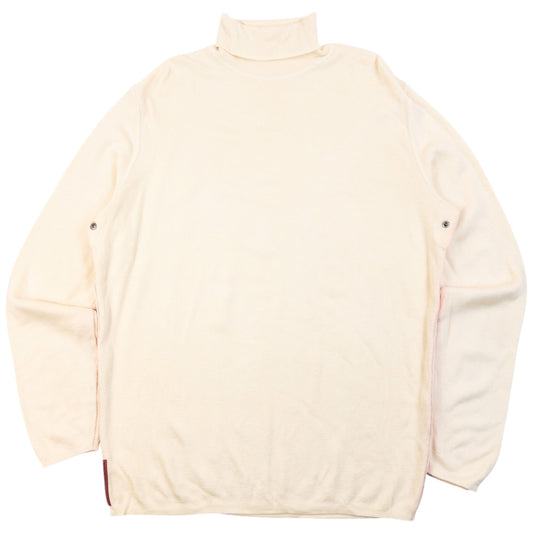 Vintage 2000s Prada Sport Turtleneck Knit Jumper Size XL