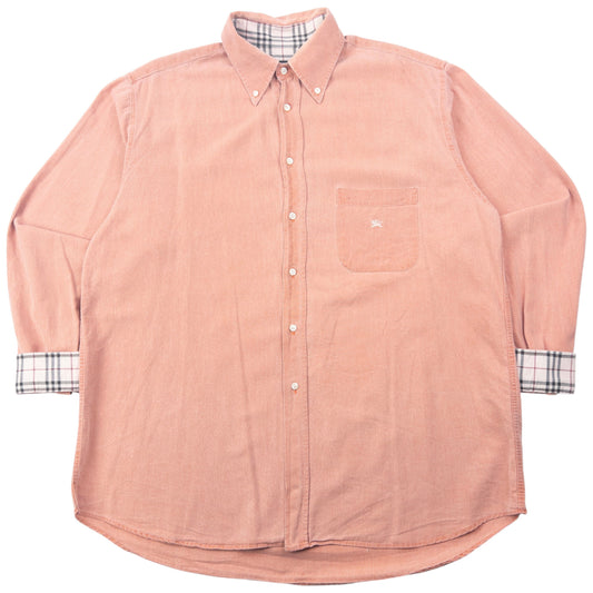 Vintage 2000s Burberry Nova Check Cuff Long Sleeve Button Up Shirt Size M
