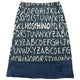 Vintage Moschino Jeans Alphabet Skirt Womens Size W22