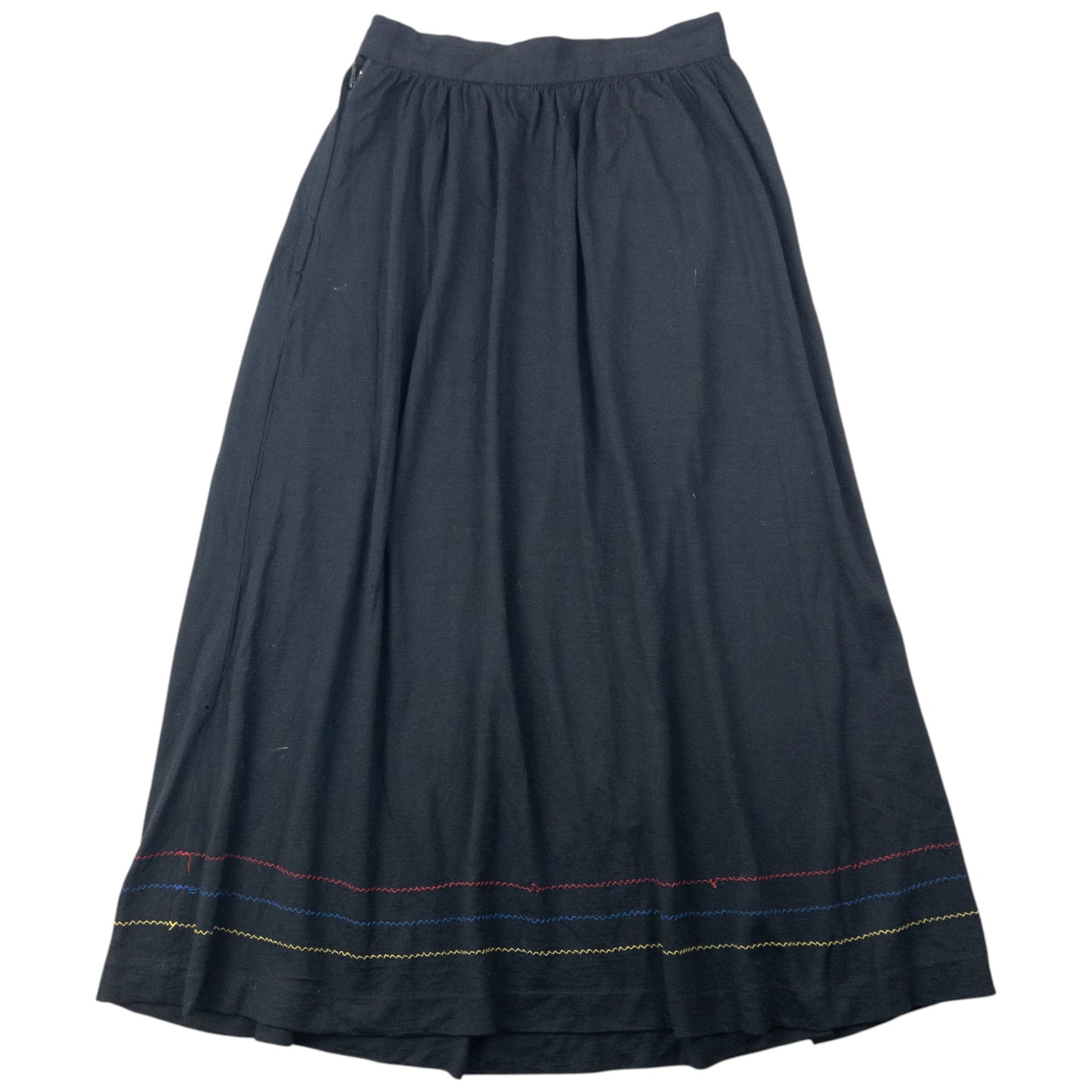 Vintage 90s Comme Des Garçons Tricot Embroidered Skirt Womens Size W23