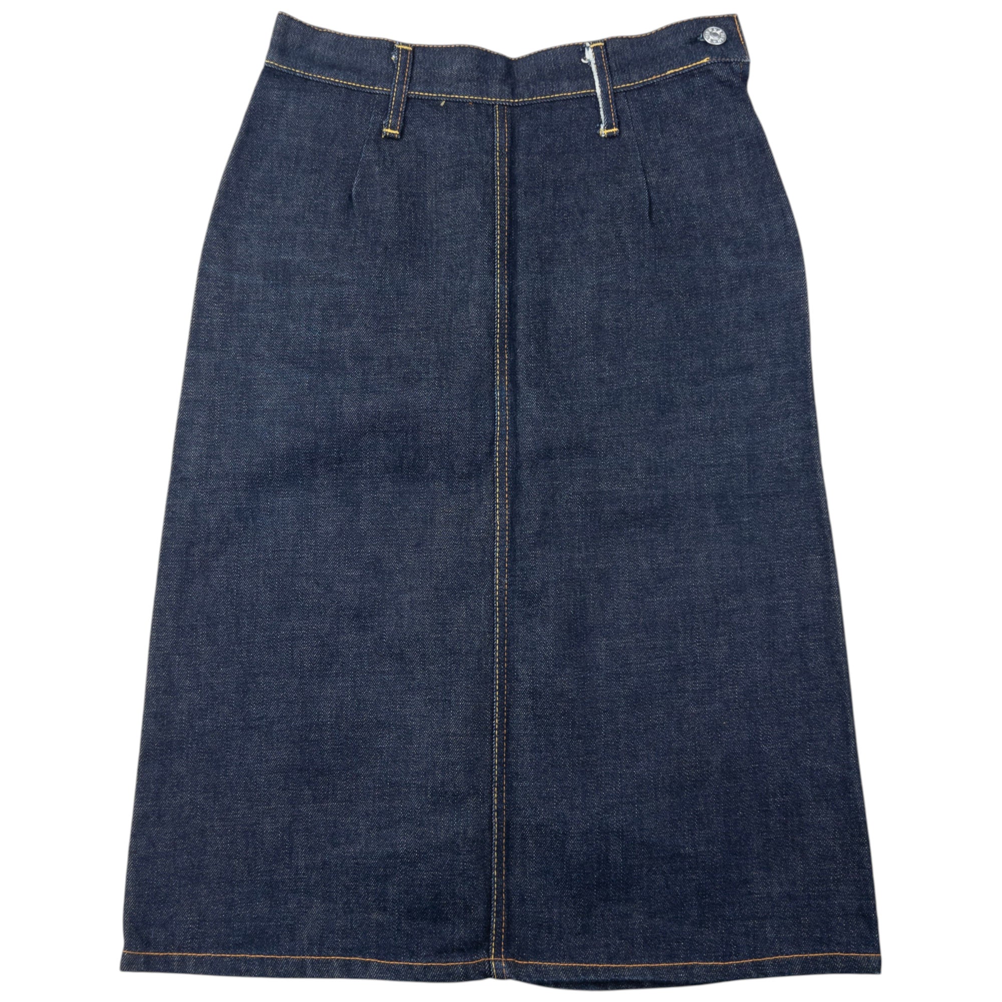 Vintage Evisu Double Gull Japanese Denim Skirt Womens Size W26