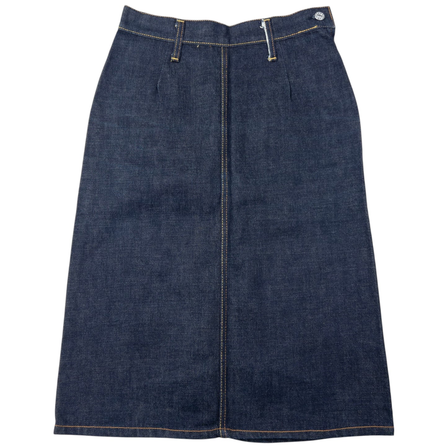 Vintage Evisu Double Gull Japanese Denim Skirt Womens Size W26