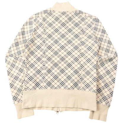 Vintage 2000s Burberry Blue Label Nova Check Zip Up Sweatshirt Womens Size M