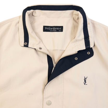Vintage 90s YSL Yves Saint Laurent Zip Up Jacket Size L