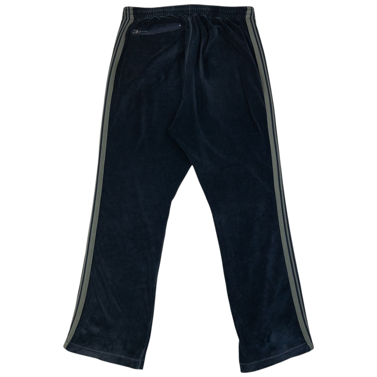 Needles Embroidered Velour Joggers in navy, photo 3