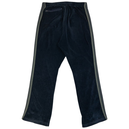 Needles Embroidered Velour Joggers in navy, photo 3