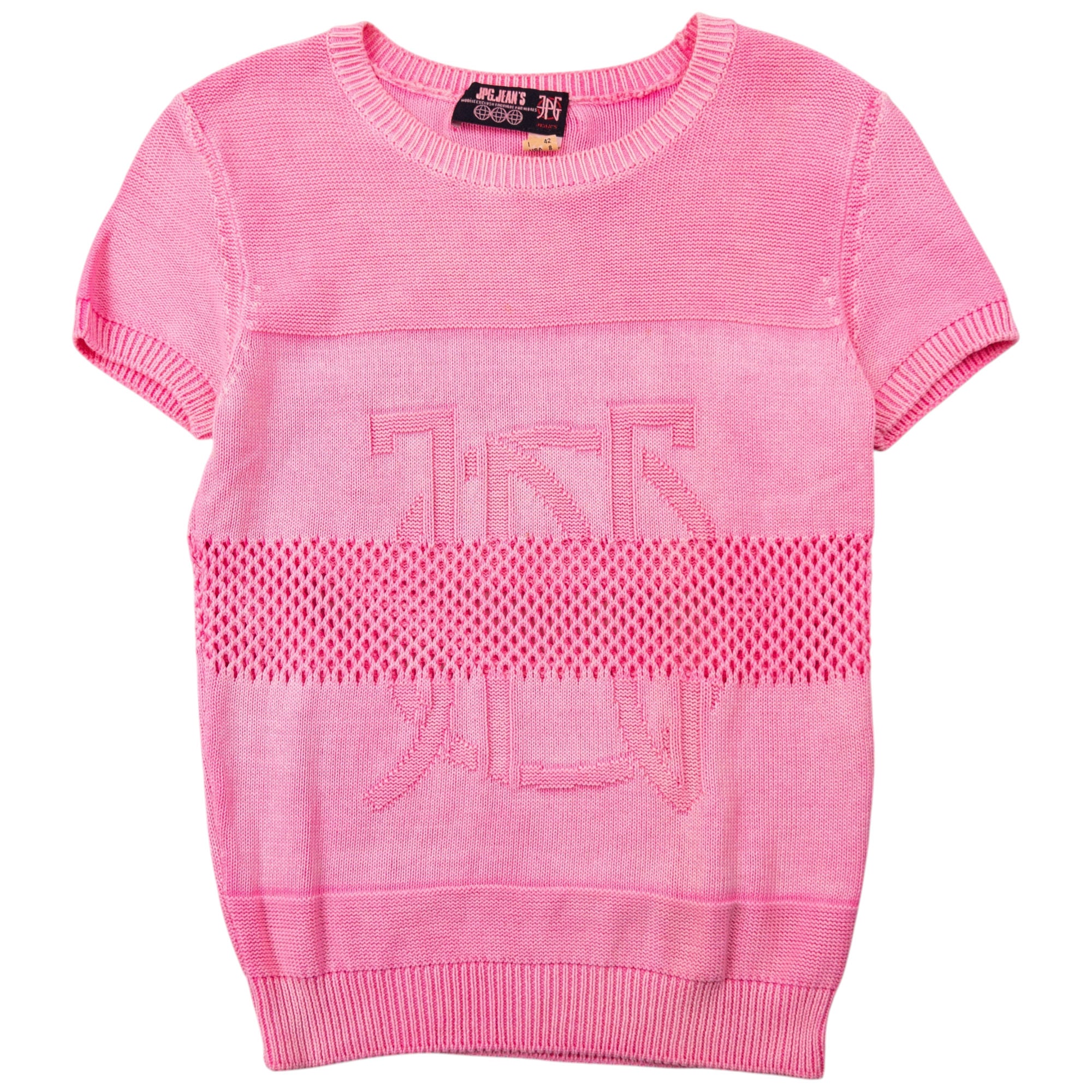 Vintage Jean Paul Gaultier JPG Jeans Knit Top Womens Size S