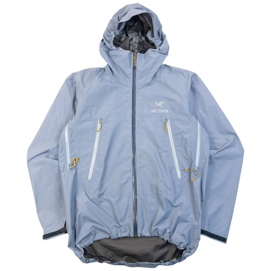 Vintage Arcteryx Beta Goretex Jacket in grey, embroidered logo
