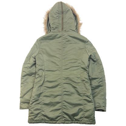 Vintage 90s Hysteric Glamour Fur Hood Cape Jacket Womens Size M