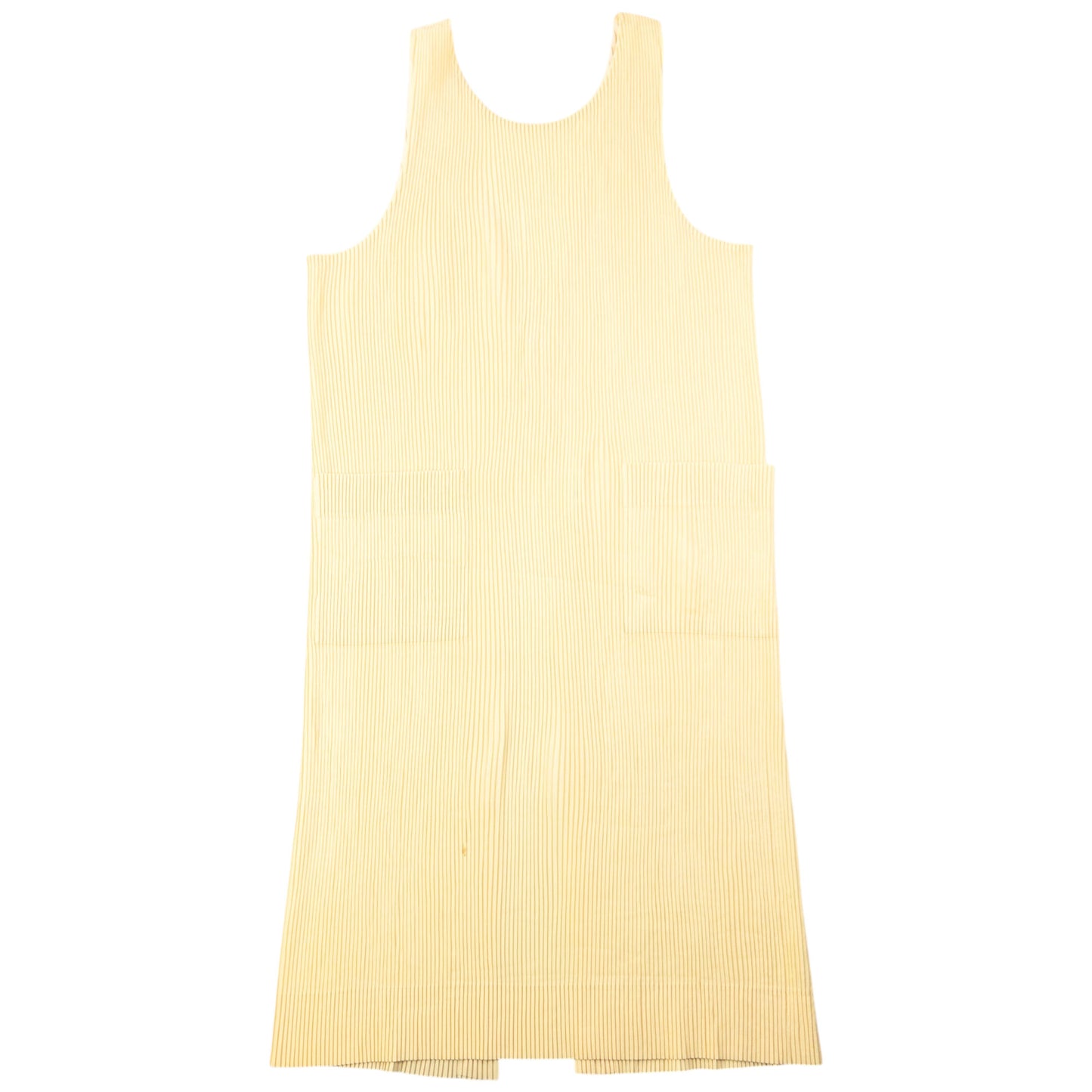 Vintage 90s Issey Miyake Pleated Longline Vest Dress Womens Size M