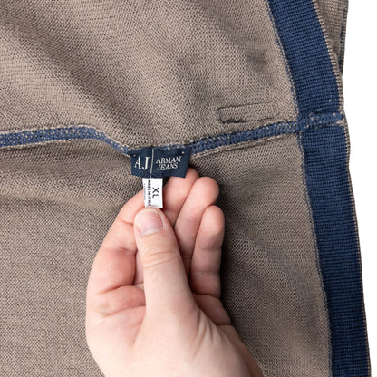 Vintage 2000s Armani Jeans Zip Up Jumper Size L