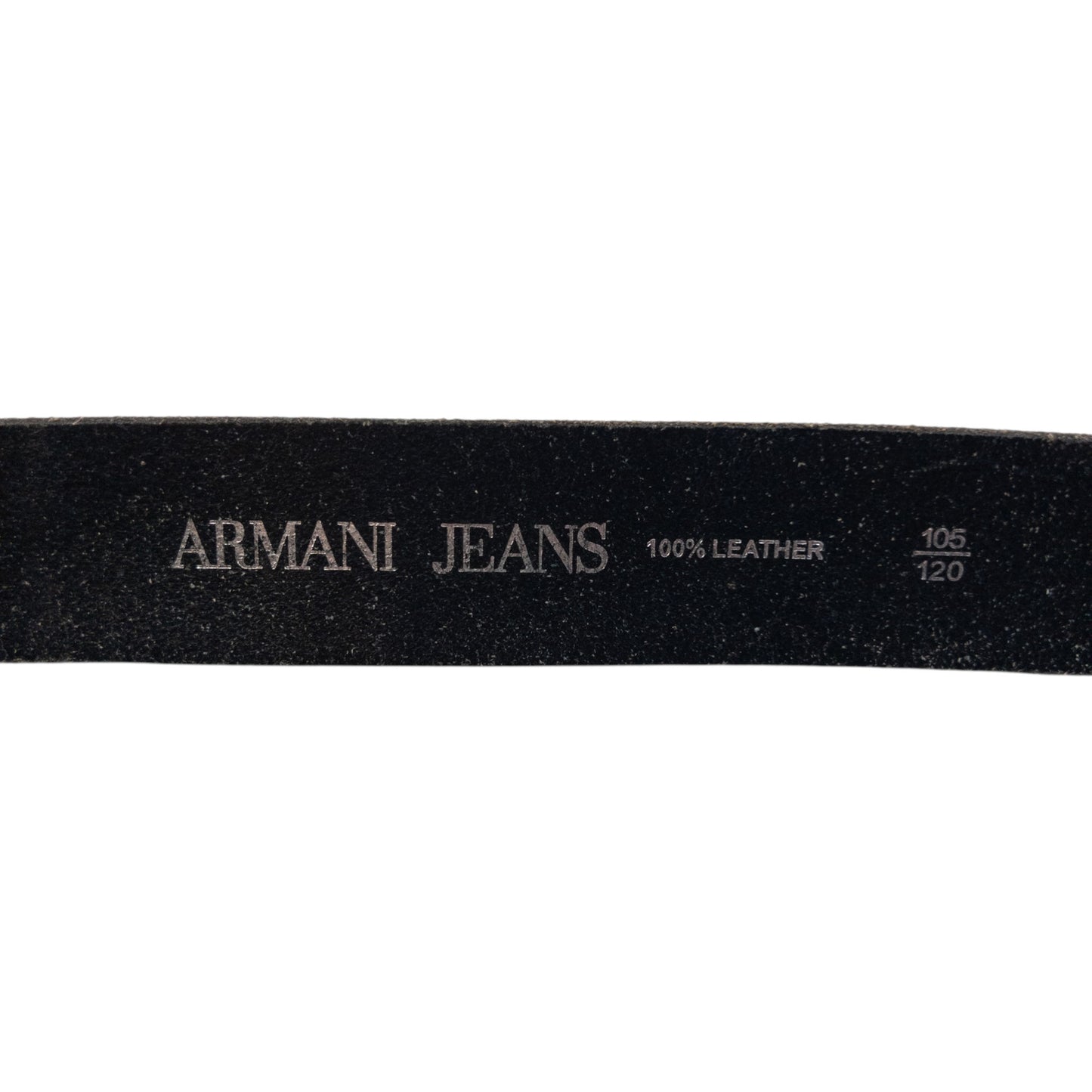 Vintage 2000s Armani Jeans Leather Belt Size XL