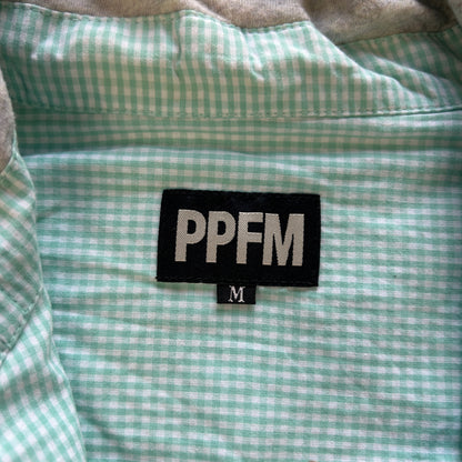 Vintage PPFM Full Zip Checkered Hoodie Size S