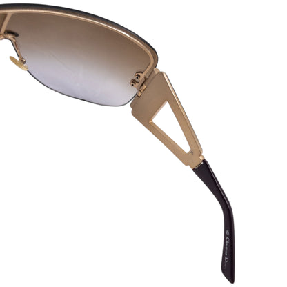 Vintage 2006 Dior Escrime 1 Shield Wraparound Sunglasses