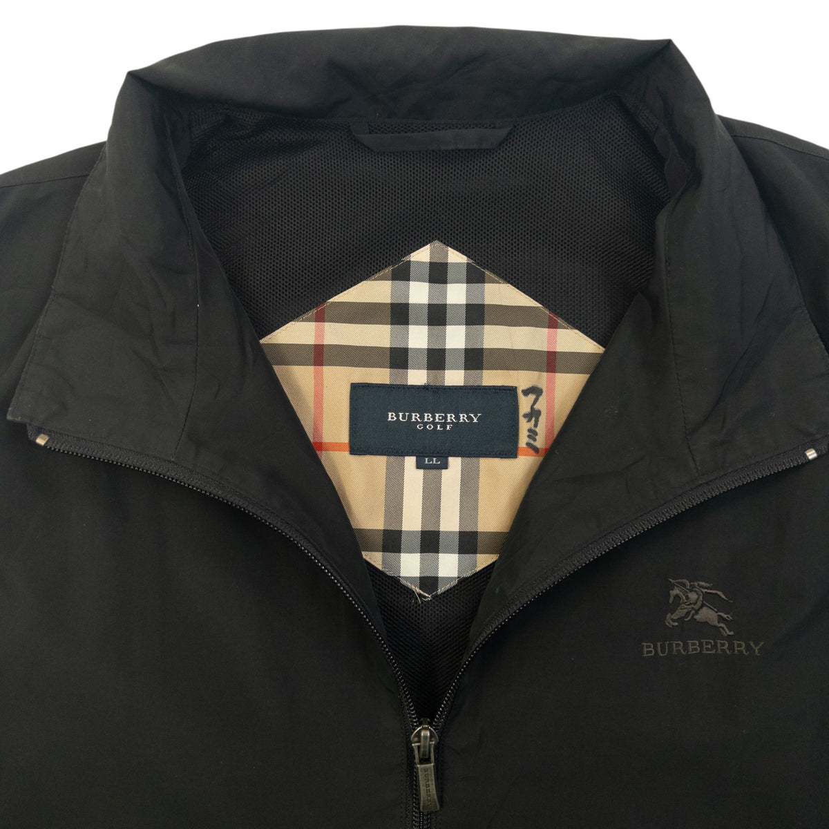 Vintage 2000s Burberry Zip Up Gilet Size XL