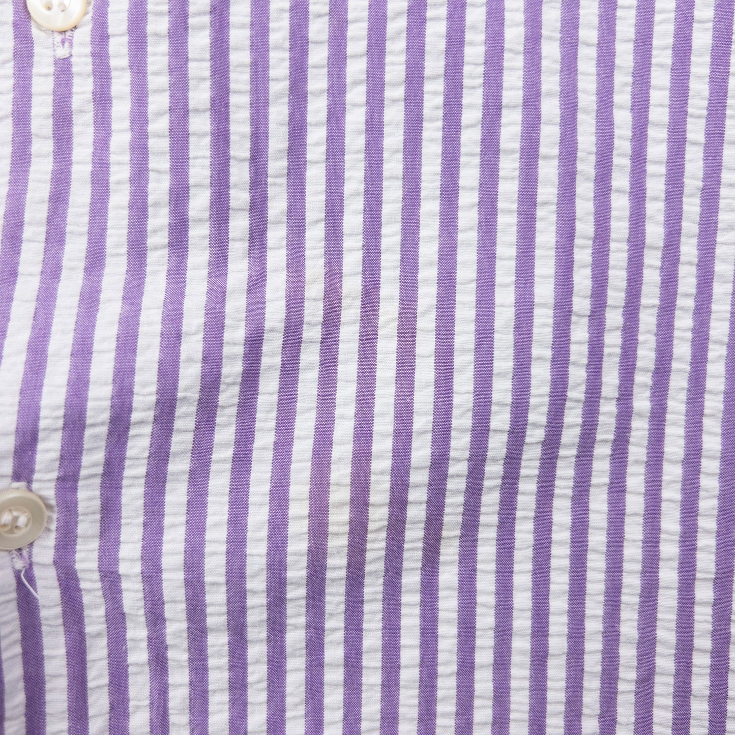 Vintage 90s Issey Miyake Striped Long Sleeve Button Up Shirt Size S