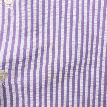Vintage 90s Issey Miyake Striped Long Sleeve Button Up Shirt Size S