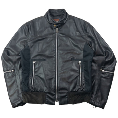 Vintage 2000s Hugo Boss Galaxy Lined Leather Jacket Size S