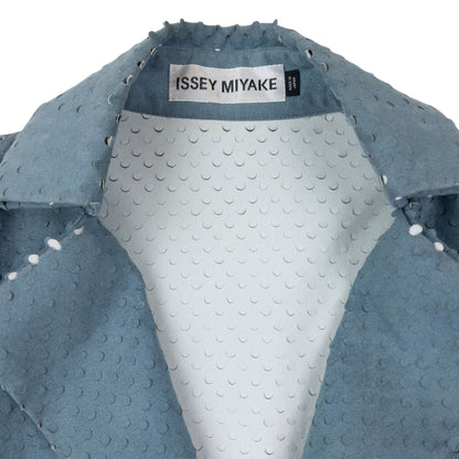 Vintage 2000s Issey Miyake Laser-Cut Texture Jacket Womens Size L