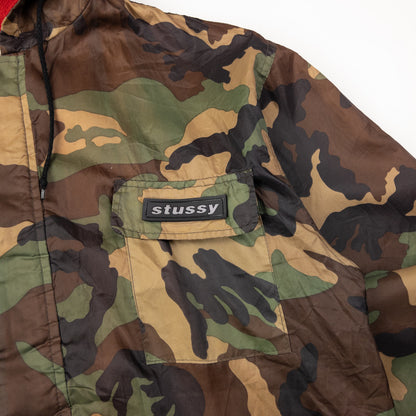 Vintage Stussy Outdoor Fleece Lined Zip Up Jacket Size L