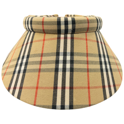 Vintage 2000s Burberry Nova Check Visor Hat Headband