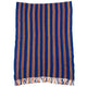 Vintage 2000s Issey Miyake Striped Wool Tassel Scarf