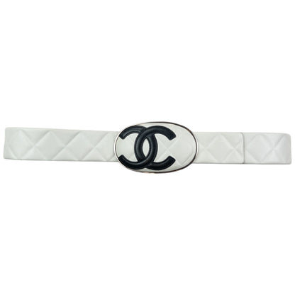 Vintage 2005 Chanel Embossed Leather Belt Size L