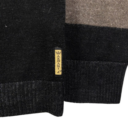 Vintage Armani Jeans Zip Up Jumper Size S