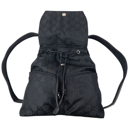 Vintage 2000s Gucci Monogram Bucket Backpack
