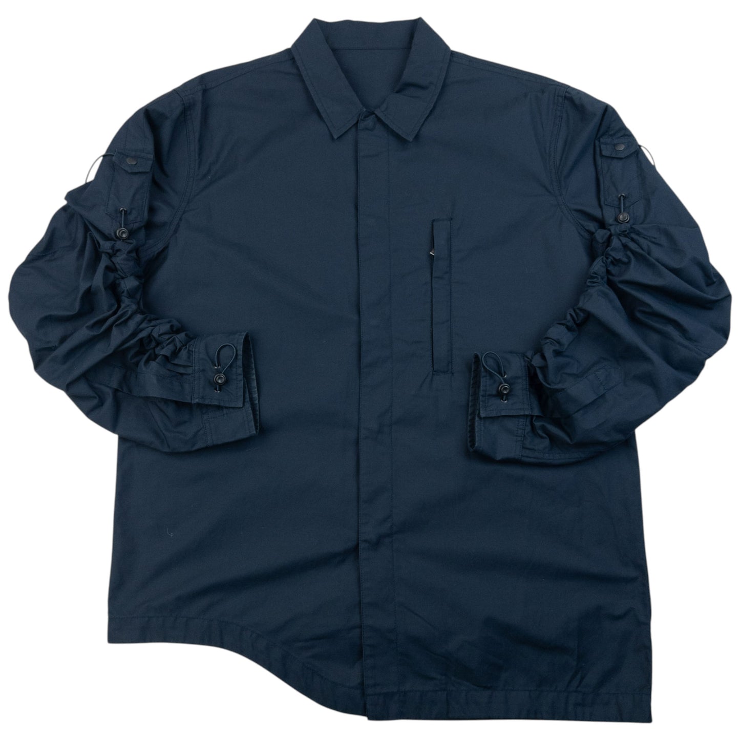 Vintage 2000s Maharishi Asymmetric Elastic Sleeve Button Up Shirt Size M