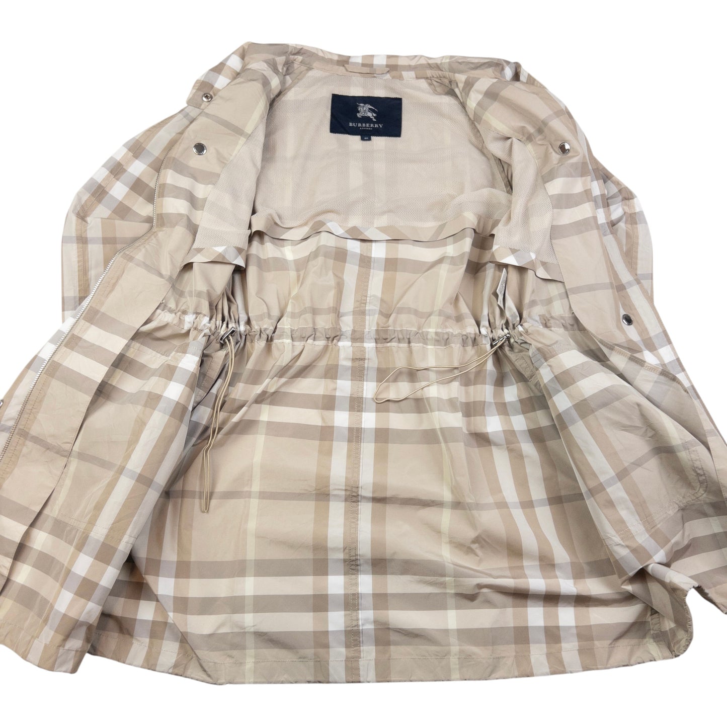 Vintage Burberry Nova Check Trench Jacket Womens Size M