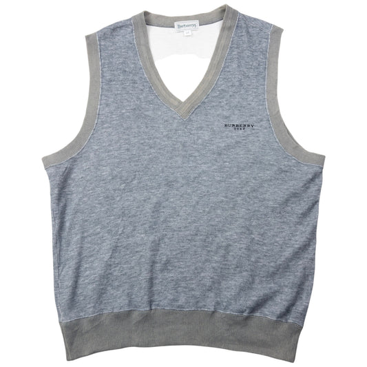 Vintage 80s Burberry Golf Sweater Vest Size L