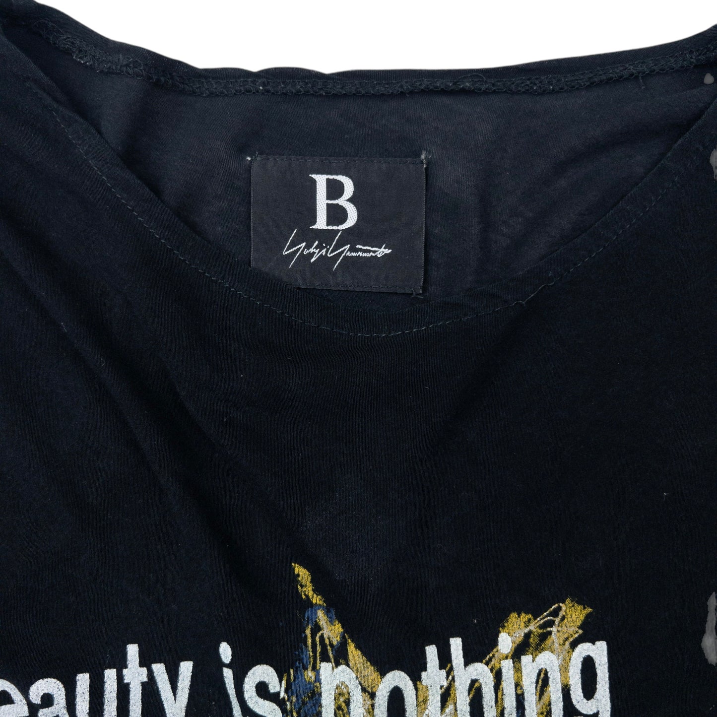 Vintage B By Yohji Yamamoto Lightweight Graphic T Shirt Womens Size M