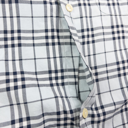 Vintage Burberry Nova Check Short Sleeve Button Up Shirt Size S